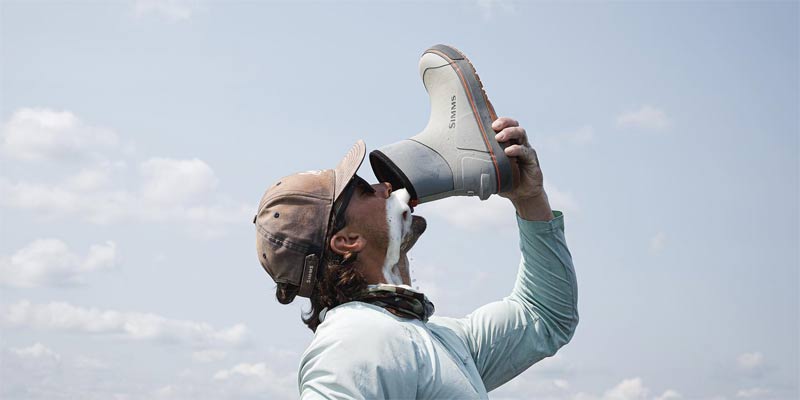 Simms Fliegenfischen Schuhe für kaltes Wetter